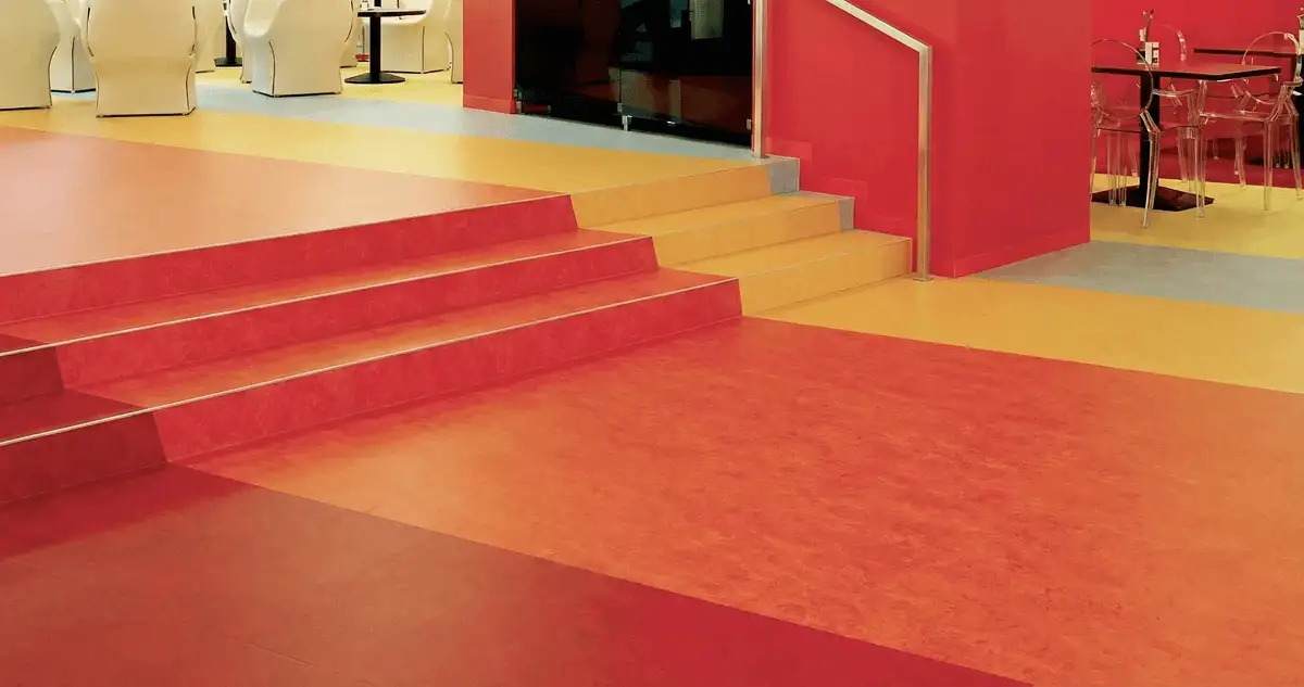 Snack bar with beautiful professionally installed linoleum flooring in Tulsa, OK