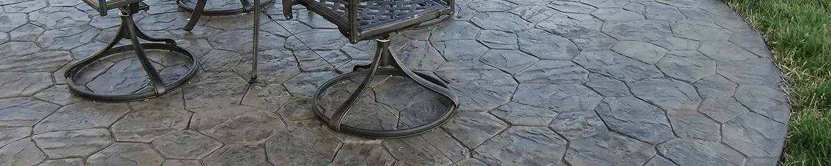 Garden relaxation area with professionally installed stone flooring in Tulsa OK